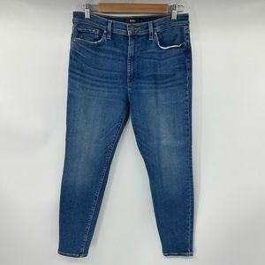 Hudson Jeans High Waist Ankle Barbara Super Skinny Jeans Size 30 EUC